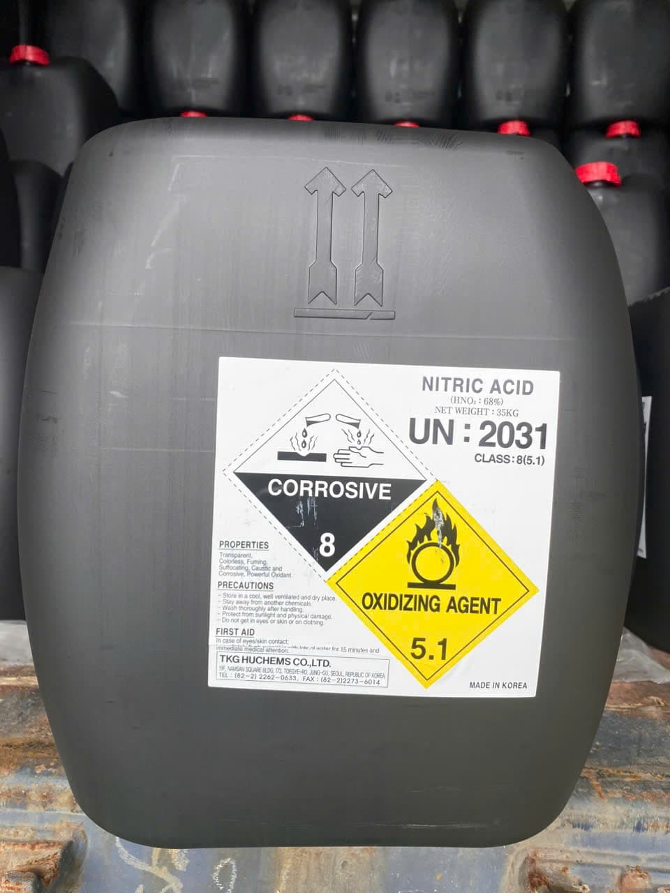 Bao bì ACID NITRIC Hàn Quốc (HNO3 68%)