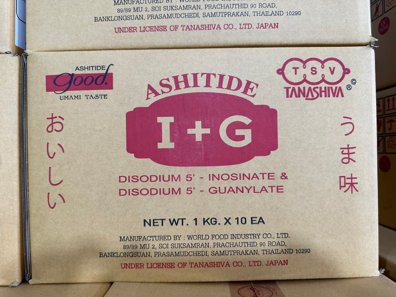 Bao bì CHẤT ĐIỀU VỊ ASHITIDE IG - SIÊU BỘT NGỌT