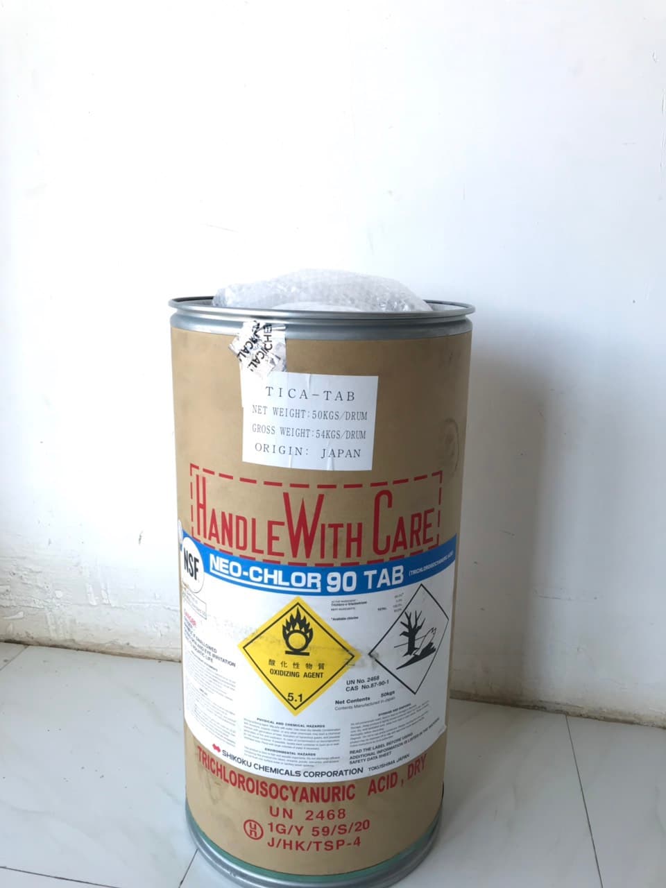 Bao bì Chlorine neo chlor 90