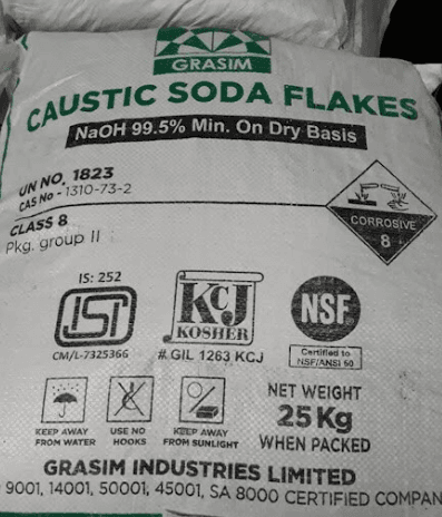 Bao bì COUSTIC SODA FLAKES NAOH 99%
