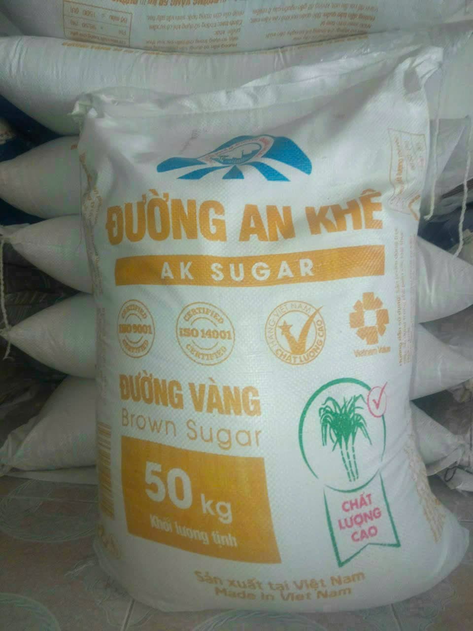 Bao bì Đường Vàng AK An Khê Bao 50kg